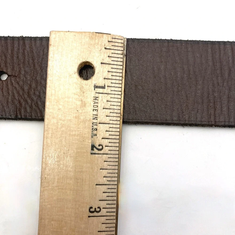 POLO RALPH LAUREN Brown Leather Belt Pony Buckle Mens 40/100 1.5